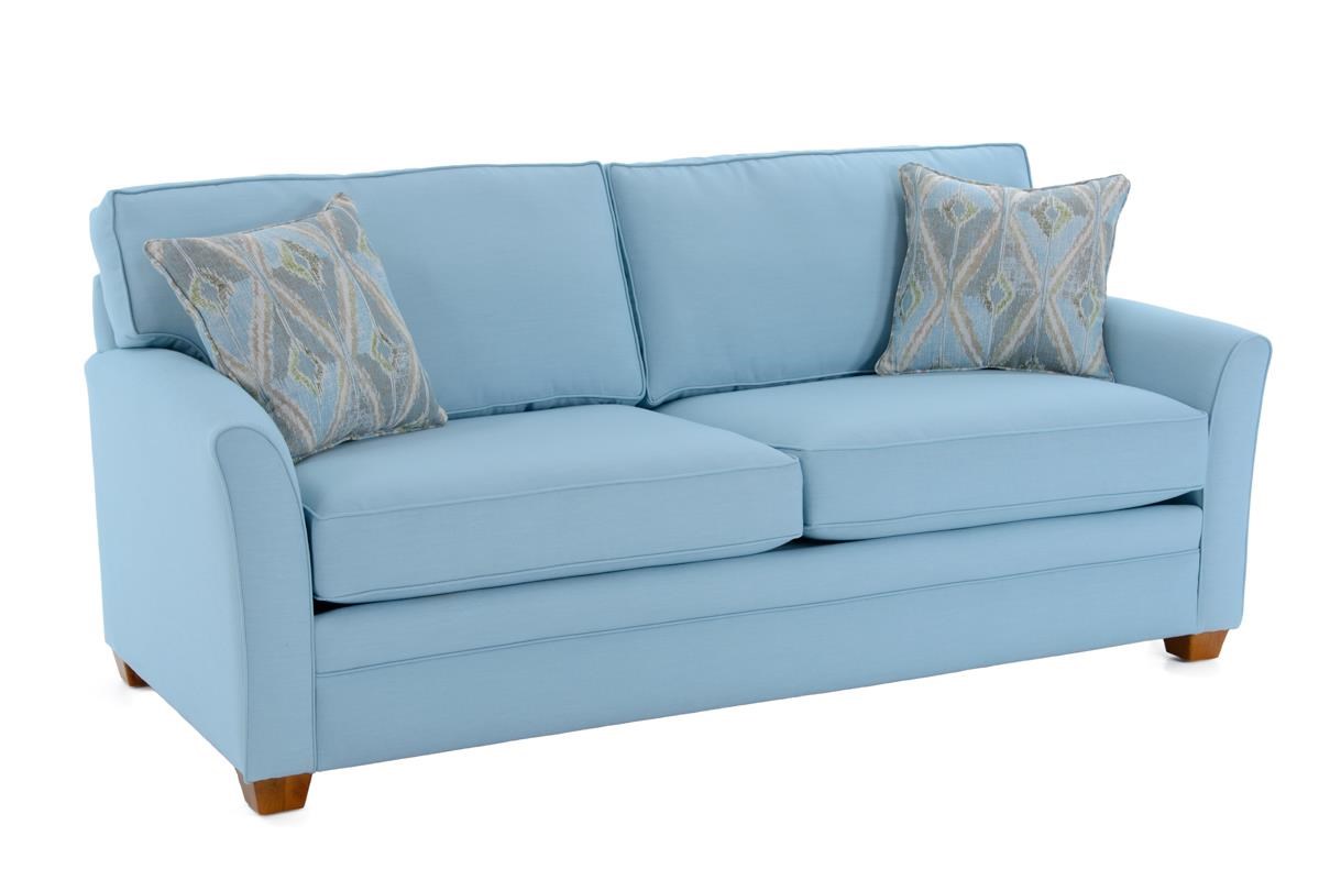 Capris Furniture 202 Q202 FIFE LARIMAR Casual Flared Arm Sleeper Sofa